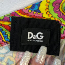 Load image into Gallery viewer, Extremely Rare 1990s Dolce and Gabbana Psychedelic Long Sleeve Mini Dress Size XXS/XS