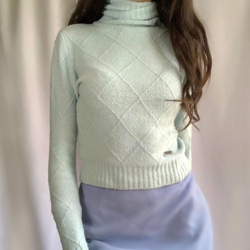 Authentic 1990s Versace Turtleneck Sweater Size XS