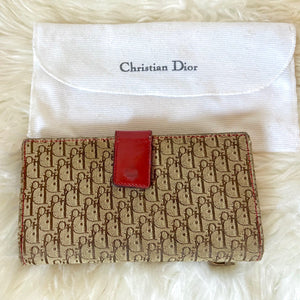 Authentic Christian Dior Rasta Saddle Wallet